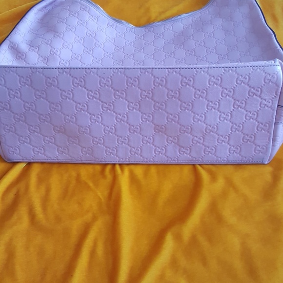 GUCCI GG SOFT PINK GUCCISIMA HOBO BAG - Picture 6 of 8